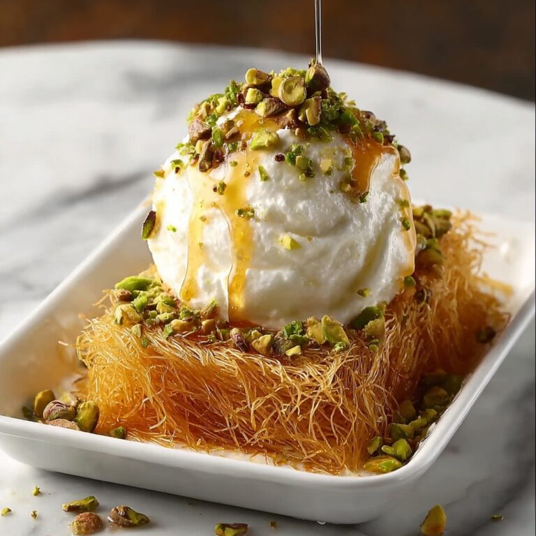 Kataifi Ice Cream with Mastiha Syrup Recipe