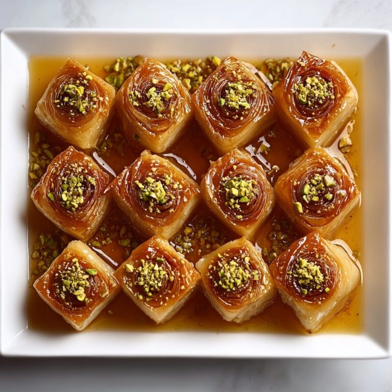 Baklava Scrolls with Five Ingredients Recipe