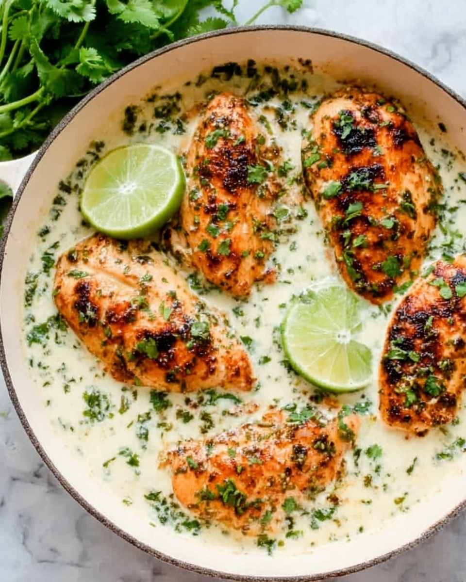 Creamy Coconut Lime Chicken Recipe - Recipe Image
