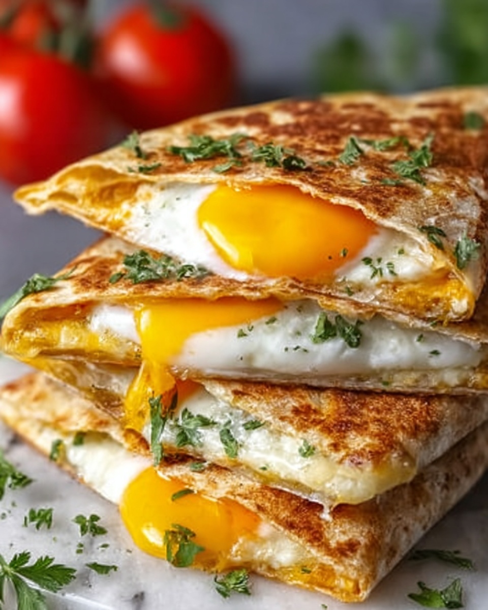 Fried Egg Quesadilla Power Breakfast Recipe - Recipe Image