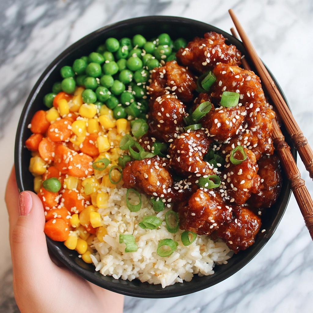 High Protein Crispy Garlic Chicken Fried Rice Recipe - Recipe Image