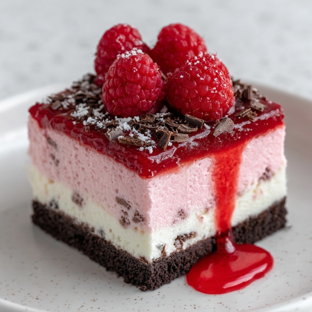 Dark Chocolate Raspberry Cheesecake Recipe - Recipe Image