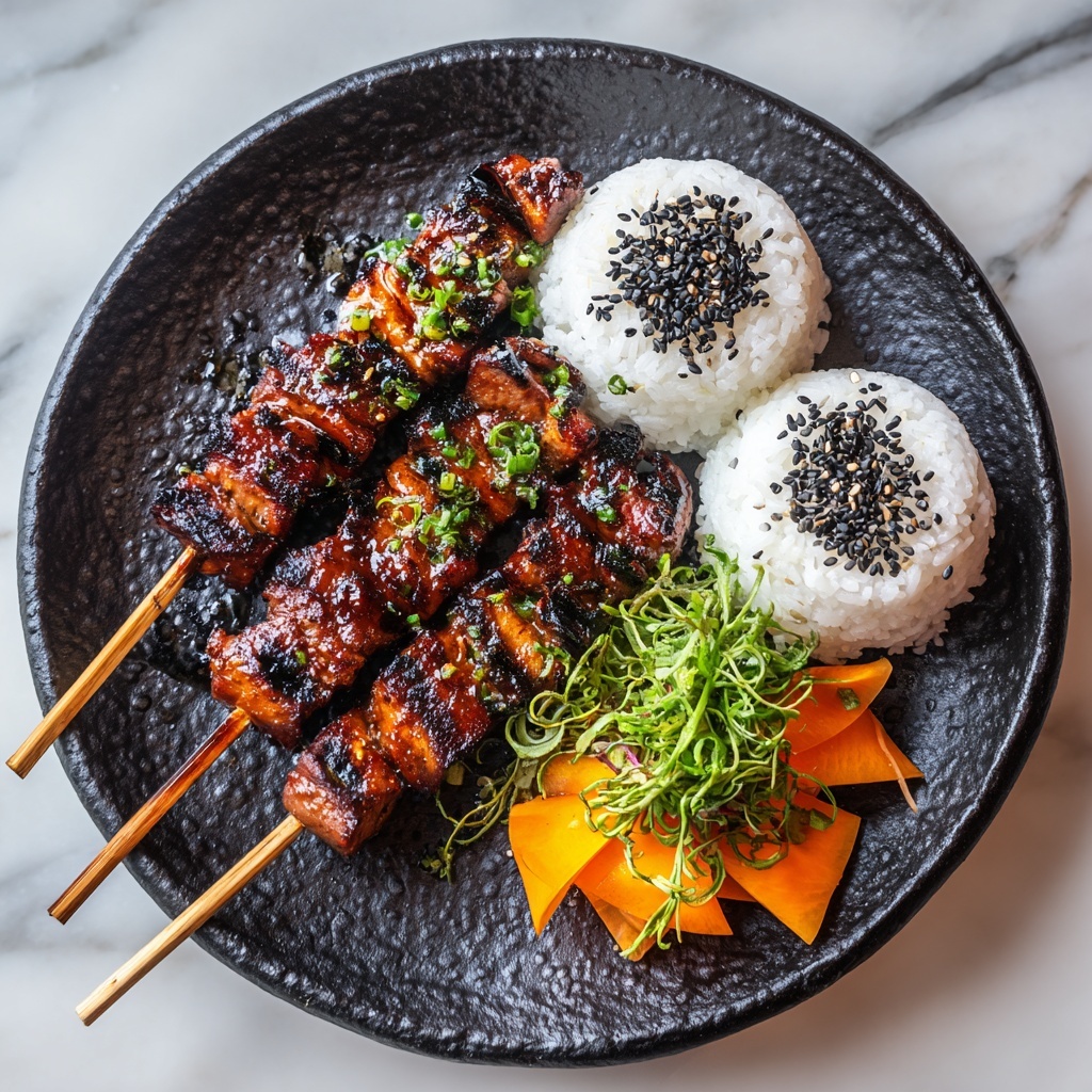 Tender Chicken Yakitori with Sweet-Savory Tare Sauce Recipe - Recipe Image