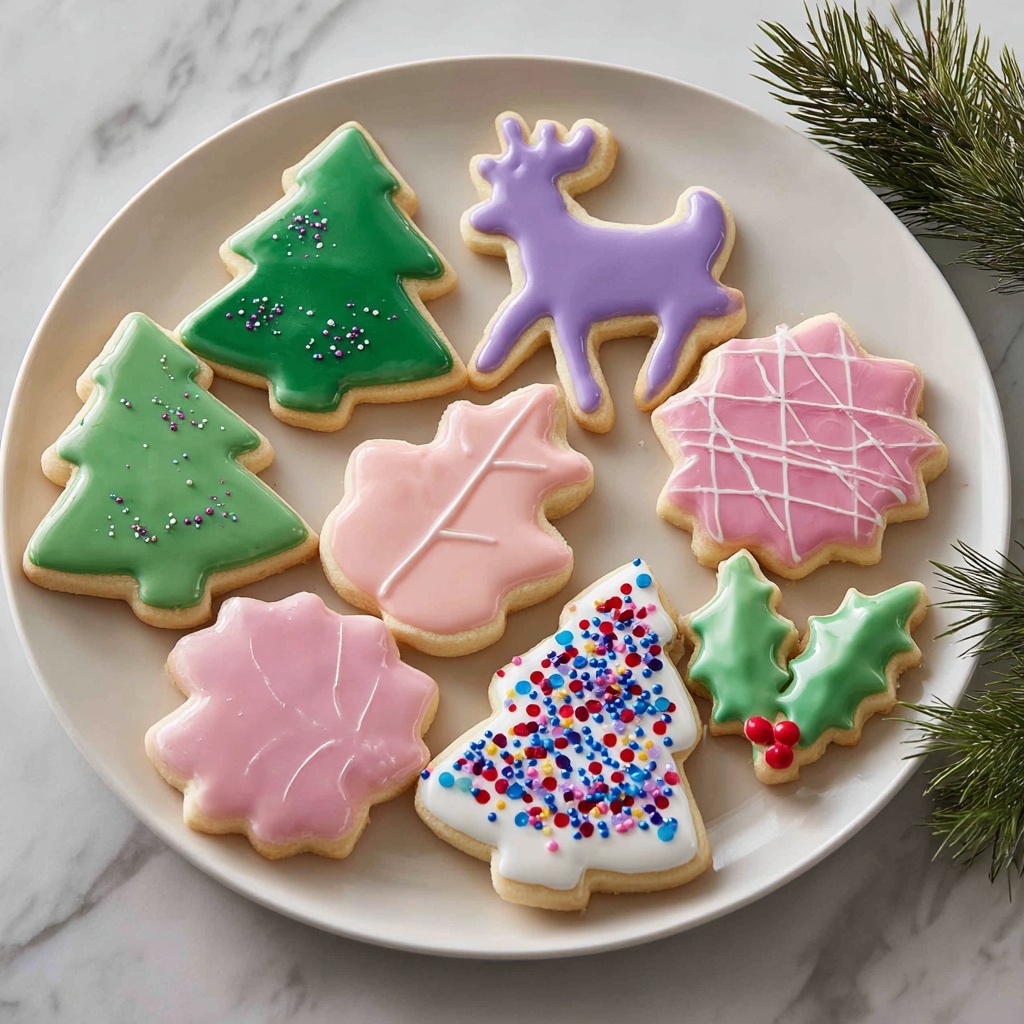 Frosted Cutout Sugar Cookies Recipe - Recipe Image