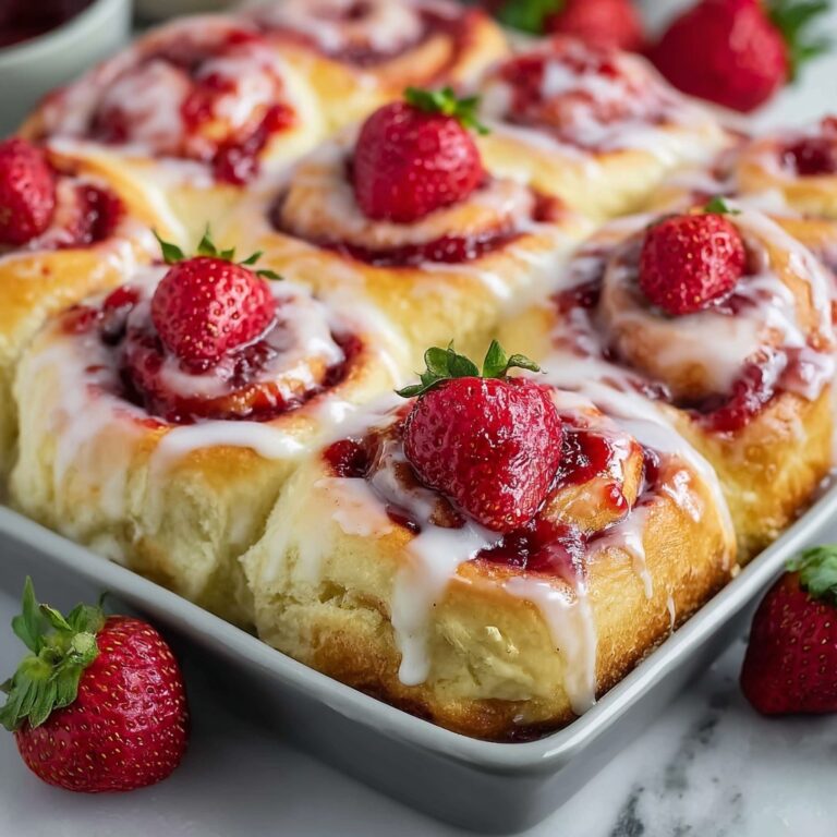 Strawberry Cheesecake Cinnabon Rolls Recipe