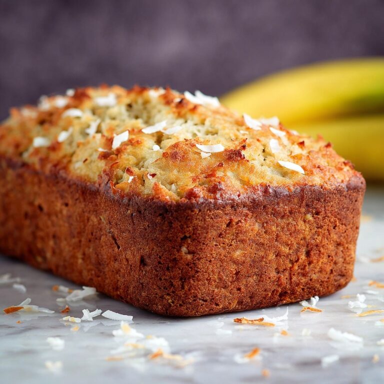 Coconut Banana Bread Recipe