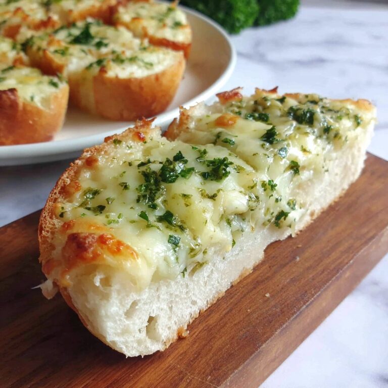 Cheesy Garlic Bread Recipe