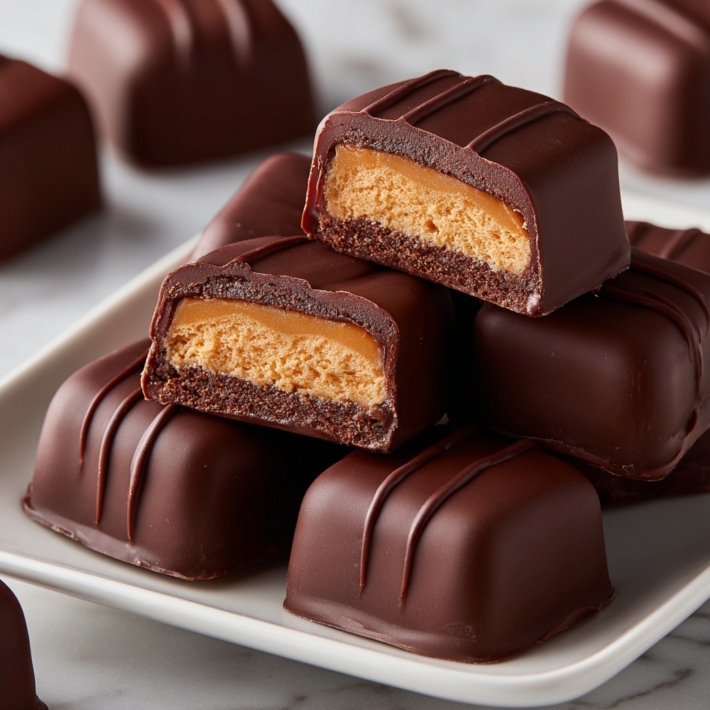 Chocolate Peanut Butter Candies Recipe - Recipe Image
