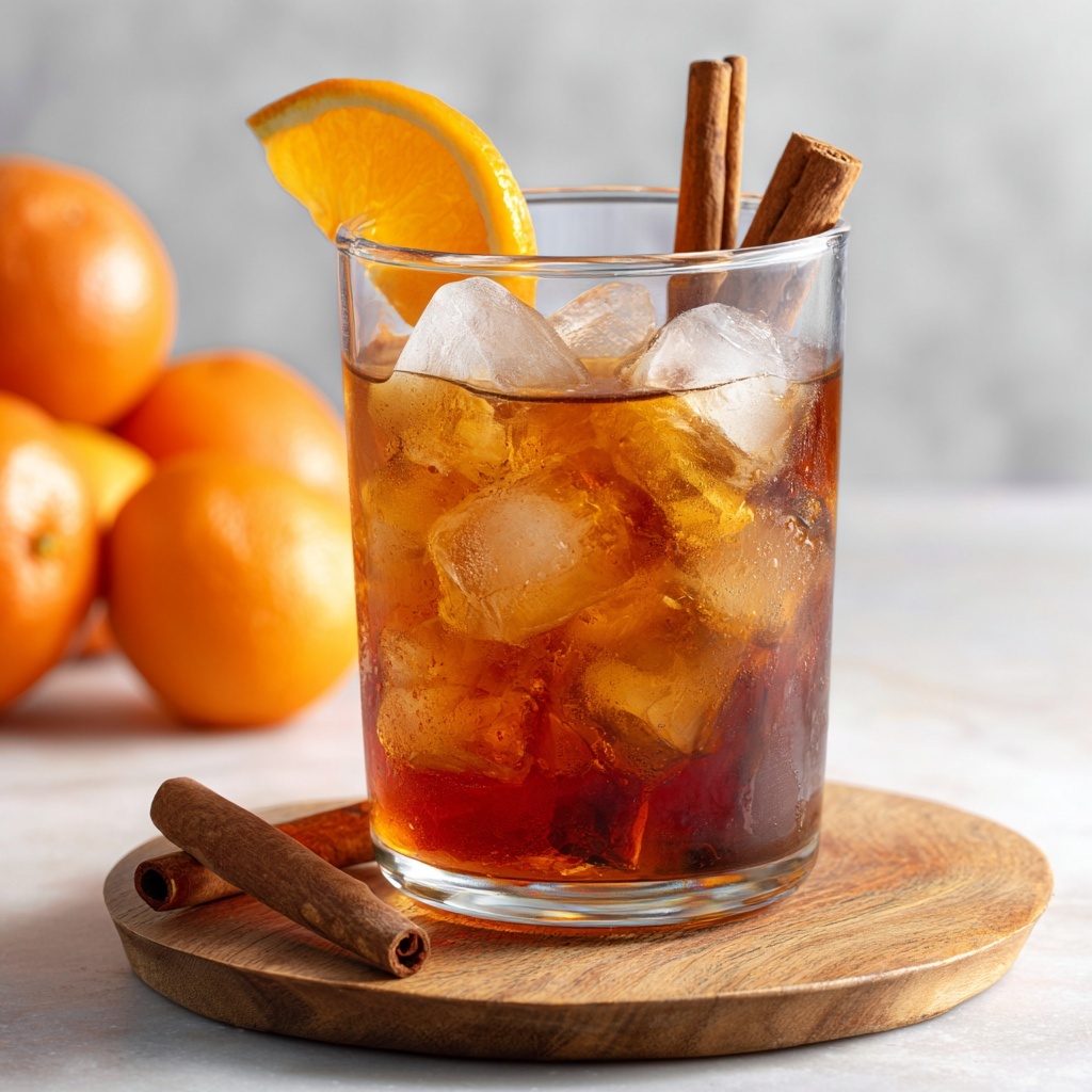 Refreshingly Delicious Orange Cinnamon Iced Tea Recipe - Recipe Image