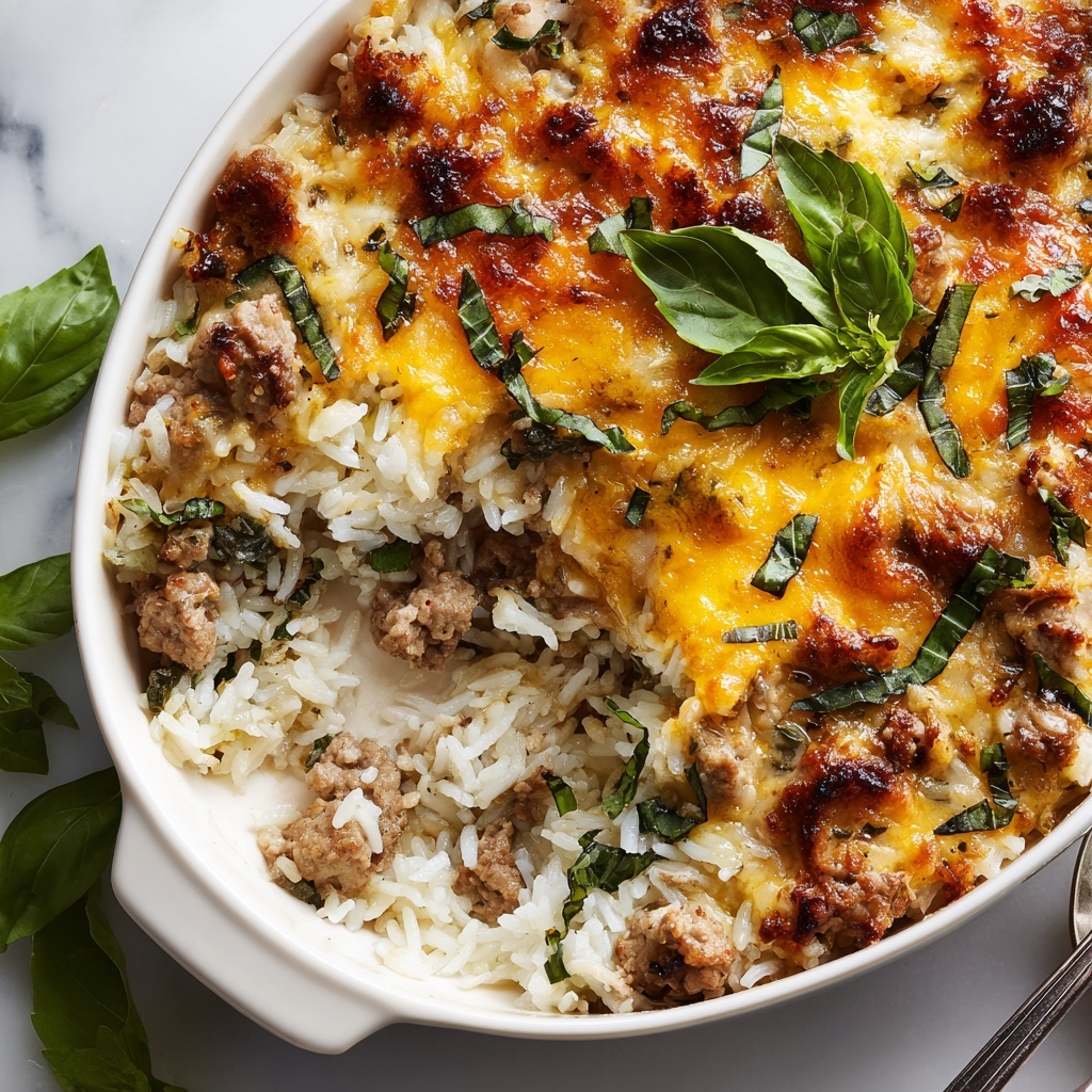 Chicken Rice Casserole: A Cozy Baked Comfort Food Recipe - Recipe Image