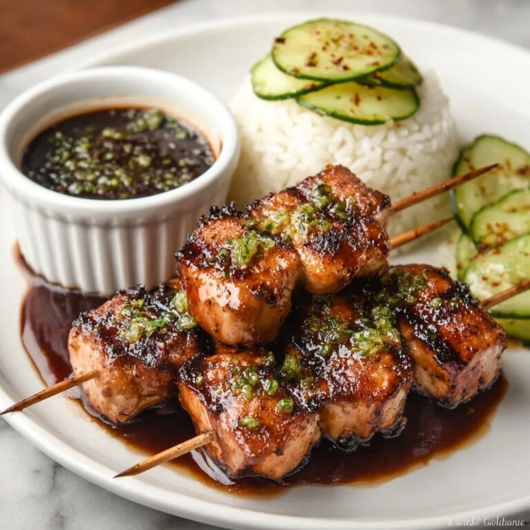 Yakitori Skewers with Citrus Ponzu Glaze Recipe