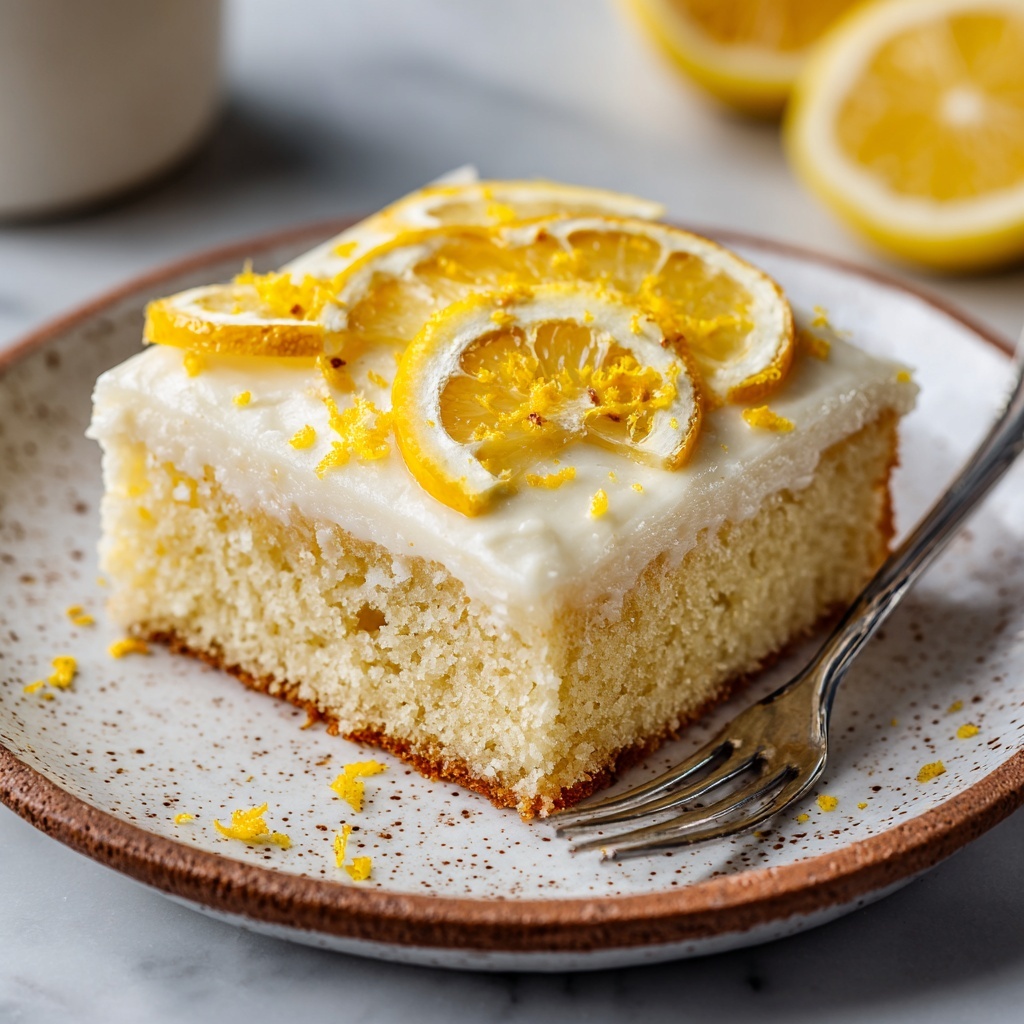 Vegan Lemon Drizzle Cake Recipe - Recipe Image