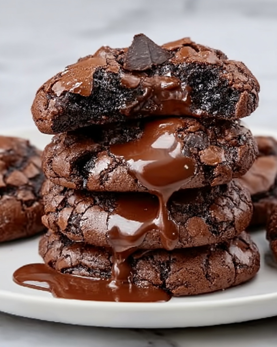 Chocolate Lava Brownie Cookies Recipe - Recipe Image