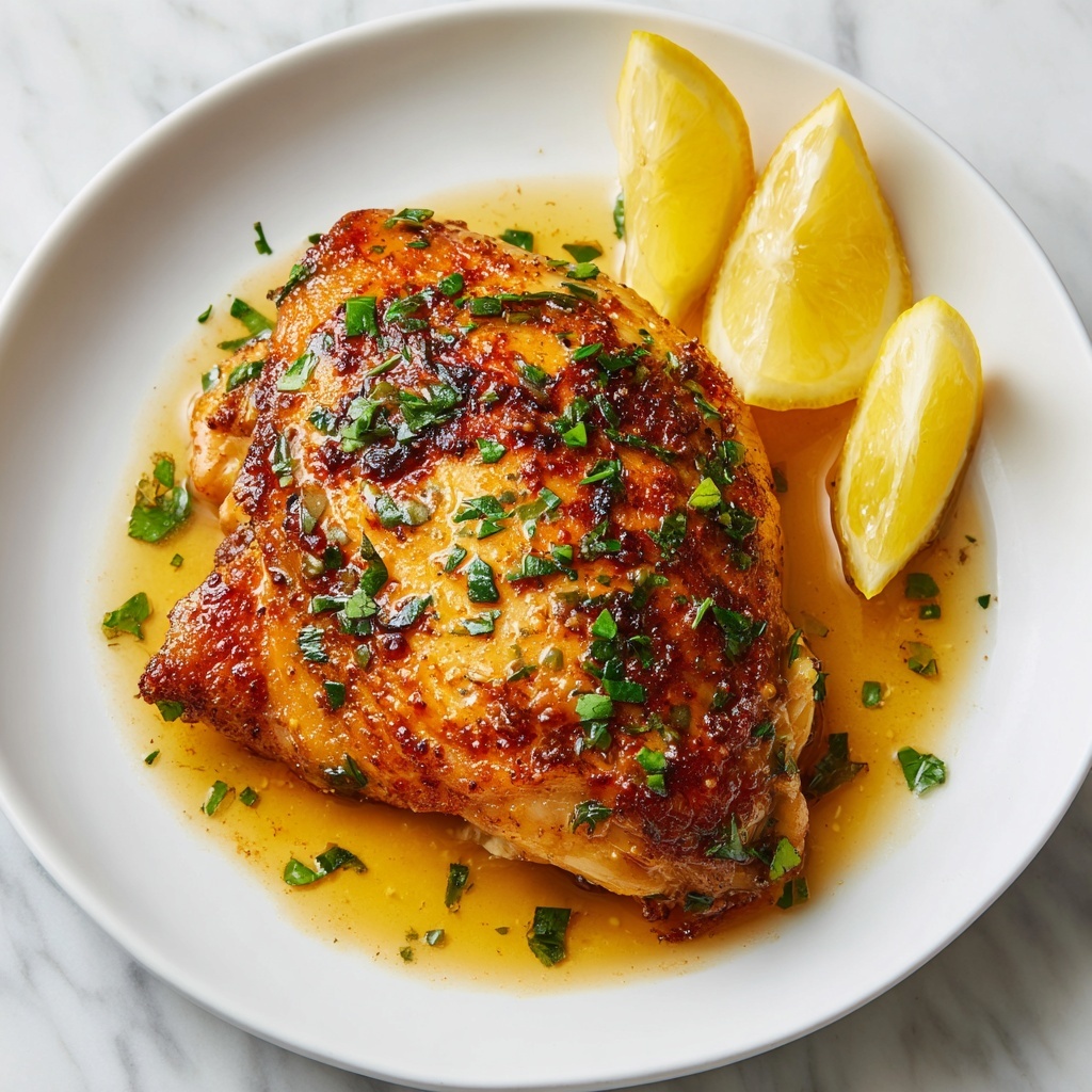 Greek Yogurt Lemon Herb Chicken Thighs Recipe - Recipe Image