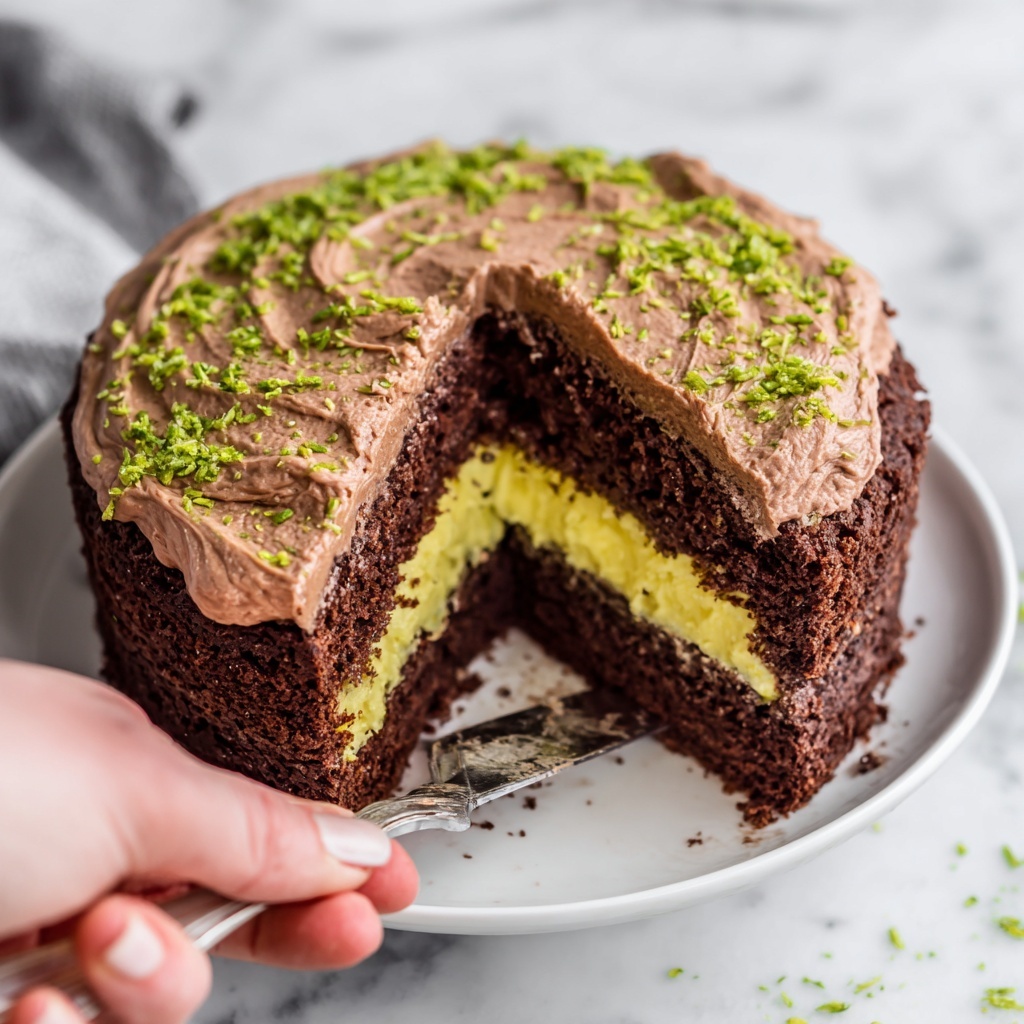 Dubai Chocolate Pistachio Cake Recipe - Recipe Image