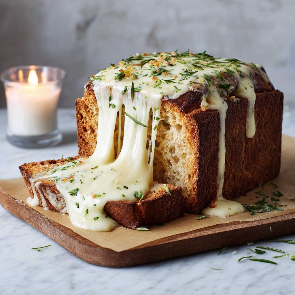 Easy Cheesy Garlic Bread Recipe - Recipe Image