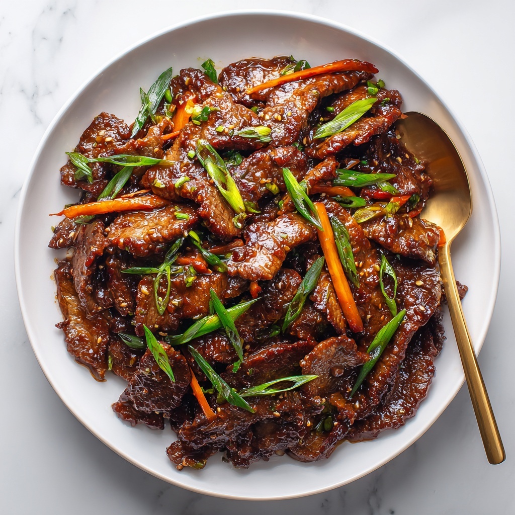 Crispy Orange-Glazed Beef with Spicy Sauce Recipe - Recipe Image