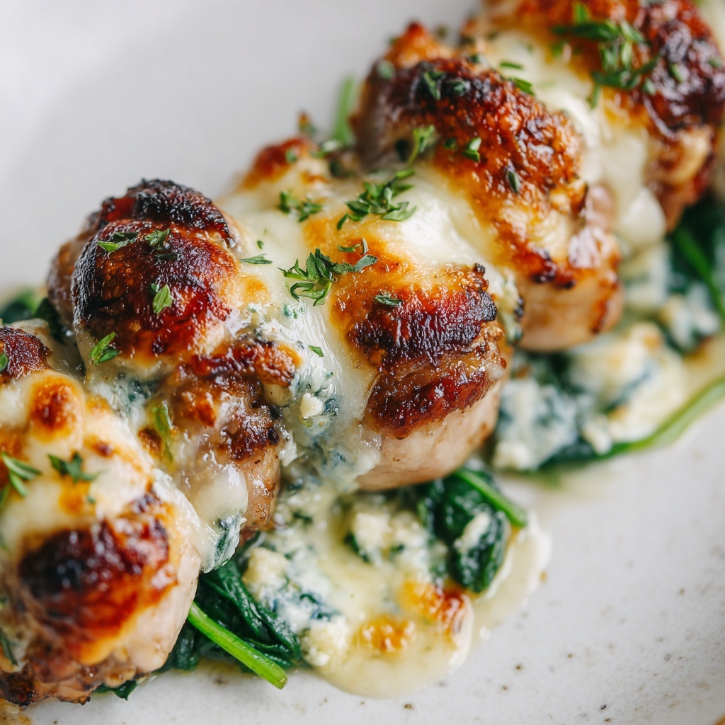 Creamy Chicken and Spinach Casserole Recipe - Recipe Image