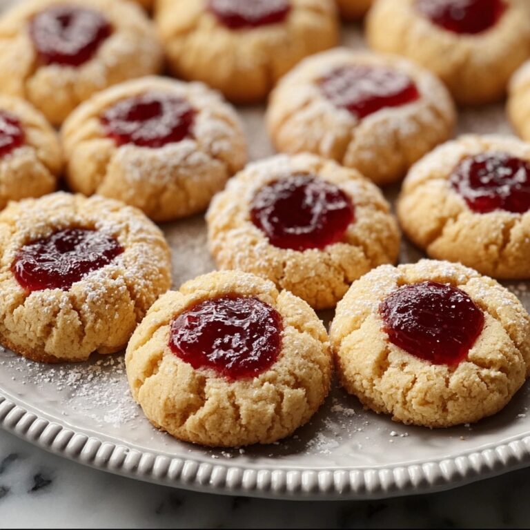Thumbprint Cookies with Fruit Preserves Recipe