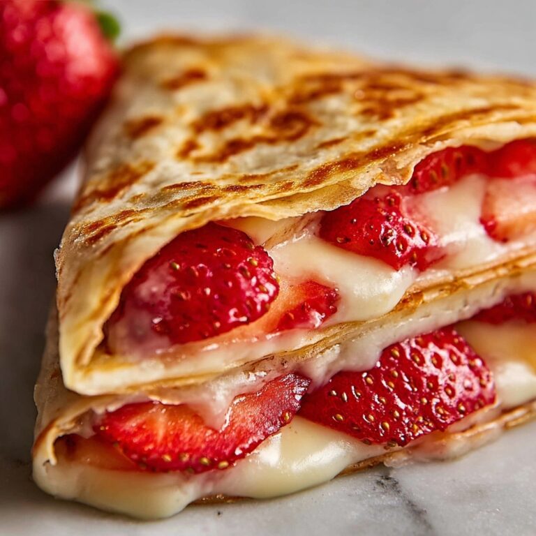 Strawberry Cheesecake Quesadilla Recipe