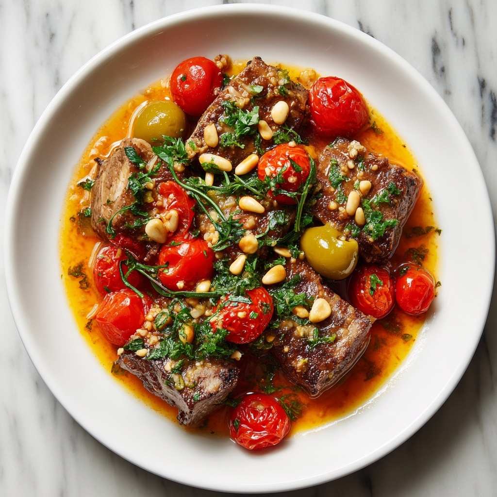 Sicilian-Style Tuna with Olives and Capers Recipe - Recipe Image