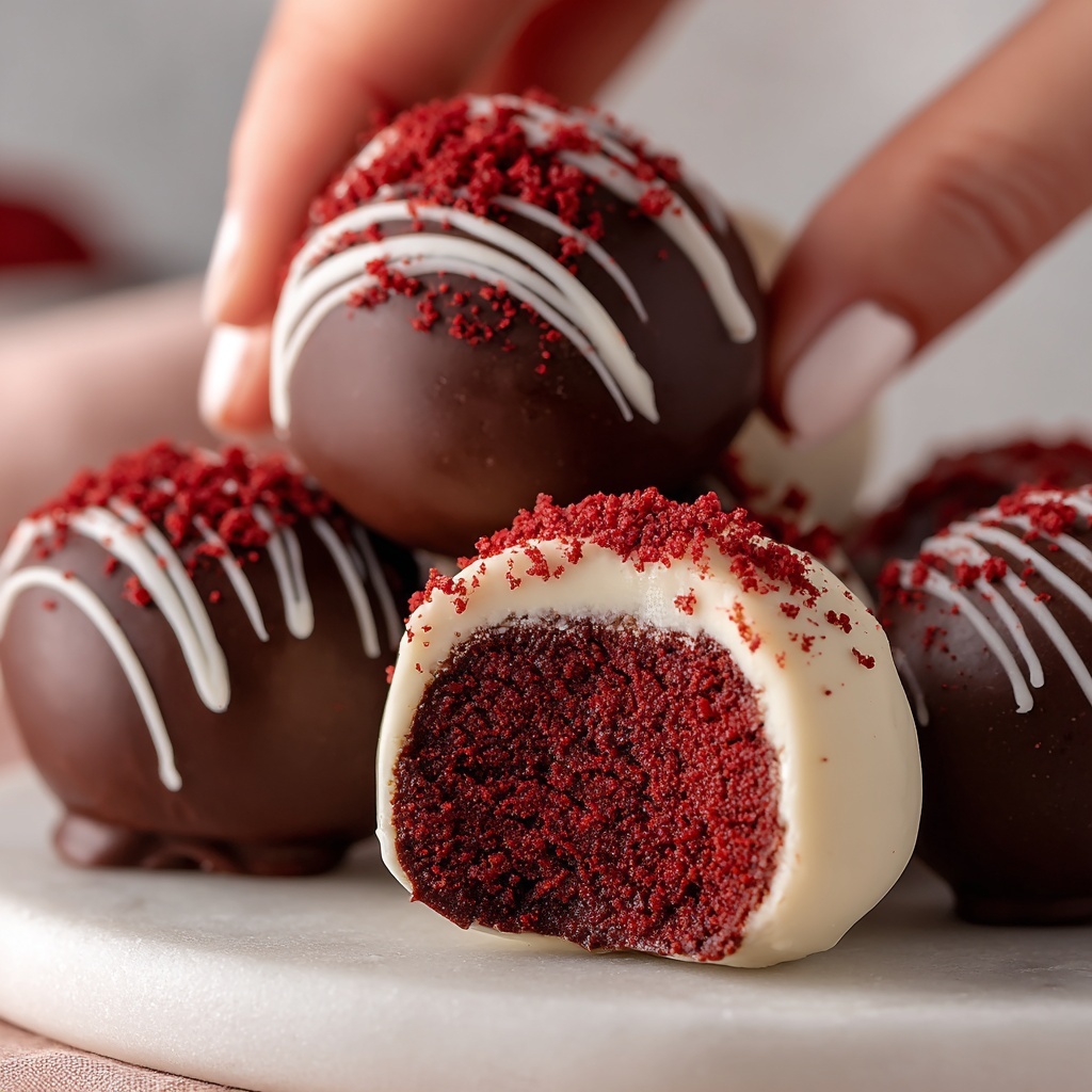 Red Velvet Cake Balls Recipe - Recipe Image