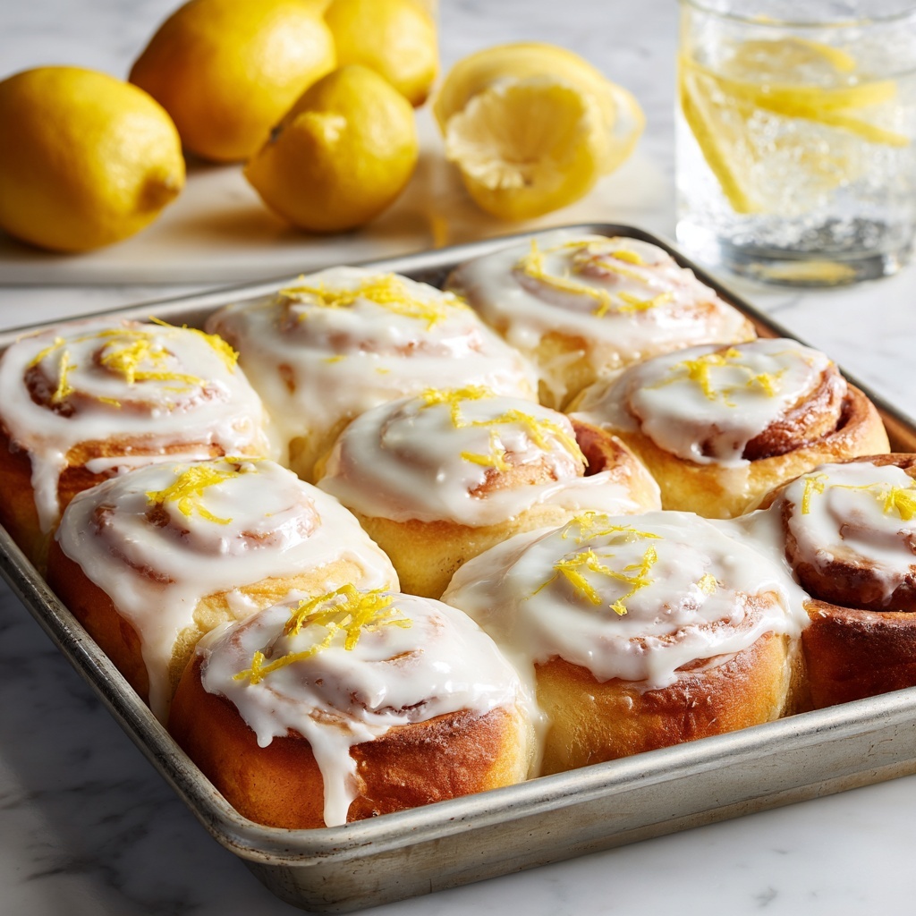 Lemon Drizzle Rolls Recipe - Recipe Image