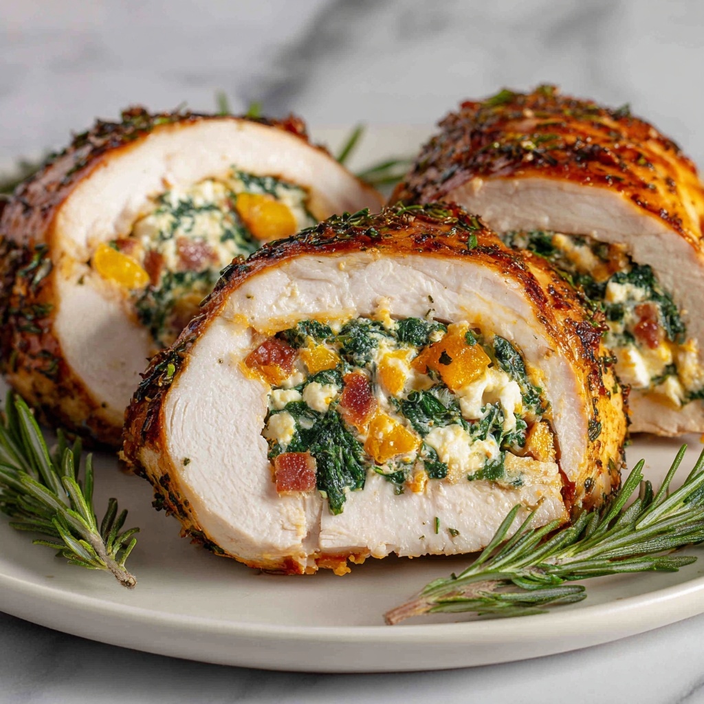 Stuffed Spinach and Cheese Chicken Breast Recipe - Recipe Image