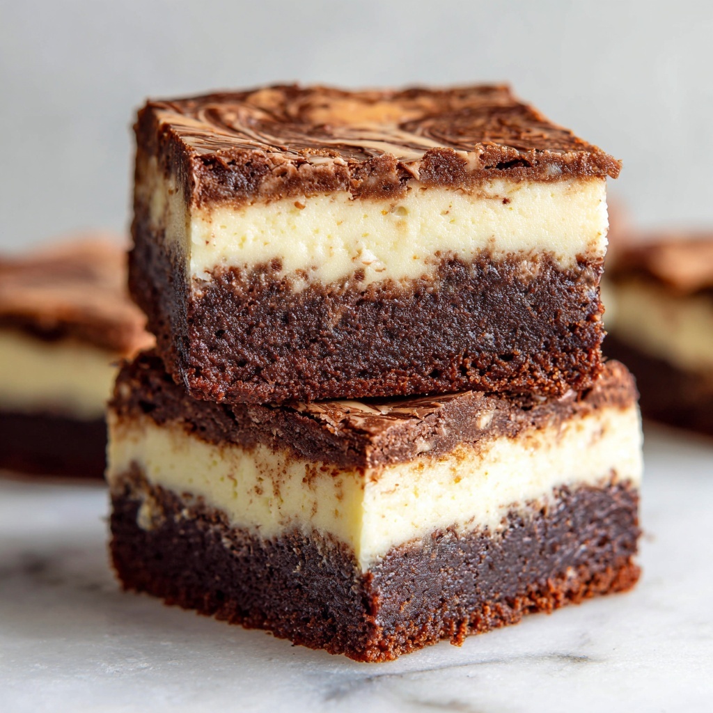 Caramel Cheesecake Nutella Brownies Recipe - Recipe Image
