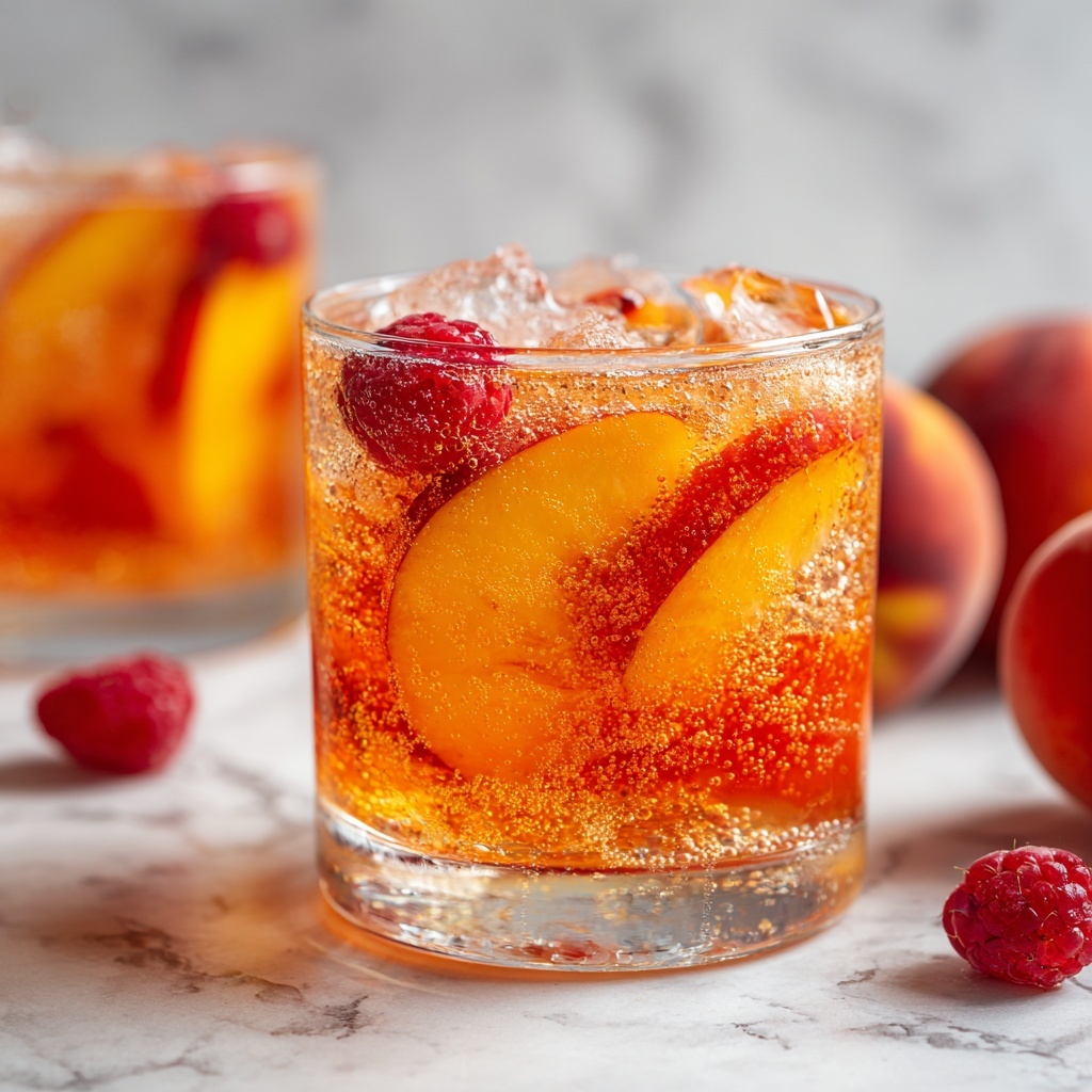 Refreshing Patio Peach Sangria Recipe - Recipe Image