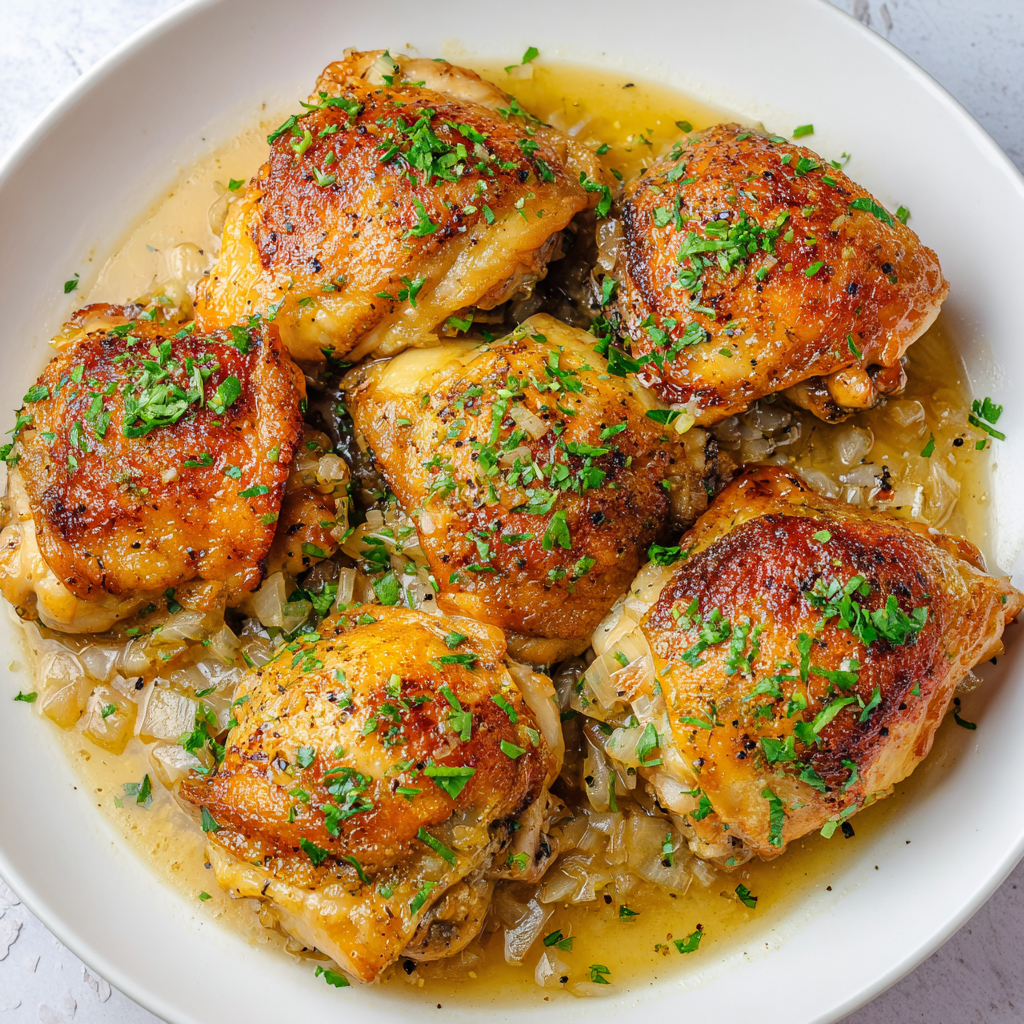 Instant Pot Lemon Butter Chicken Thighs Recipe - Recipe Image