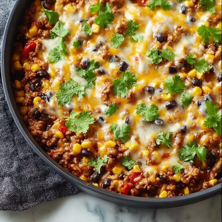 Mexican Beef and Rice Skillet Recipe