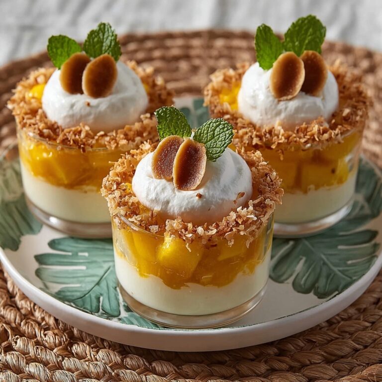 Mango Coconut Whip Cups Recipe