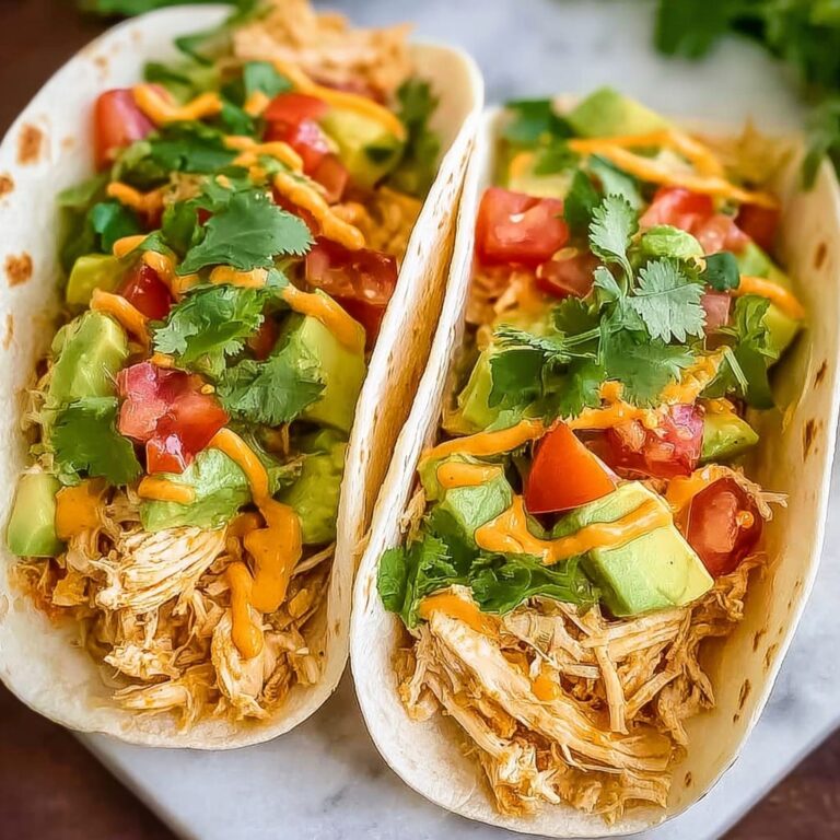 Slow Cooker Queso Chicken Tacos Recipe