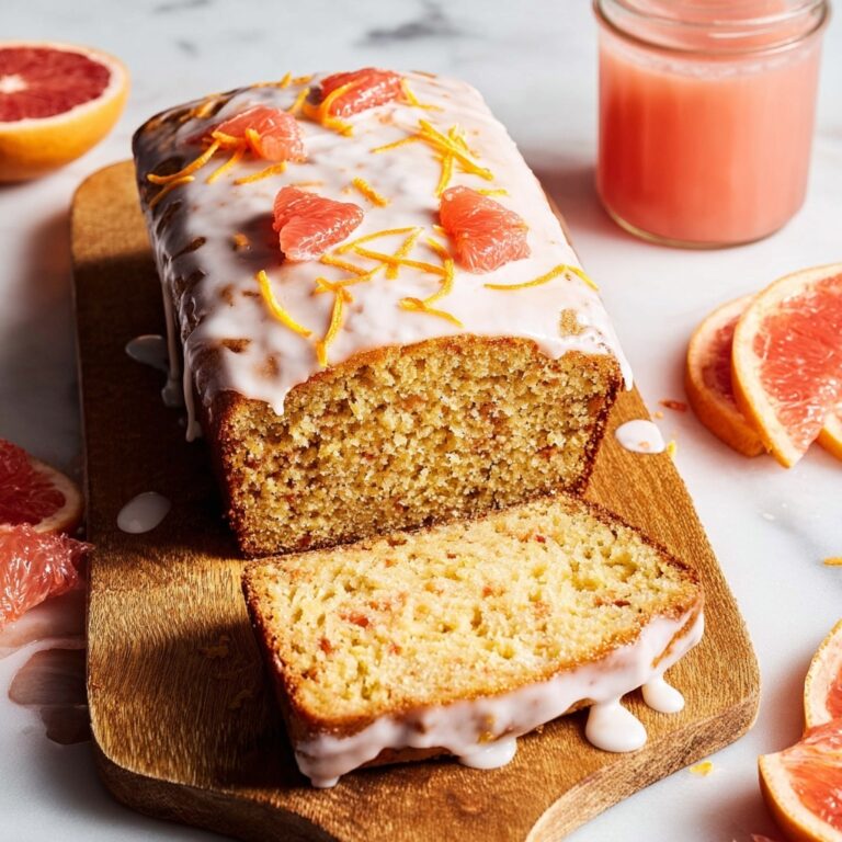 Moist Vegan Grapefruit Loaf Cake Recipe
