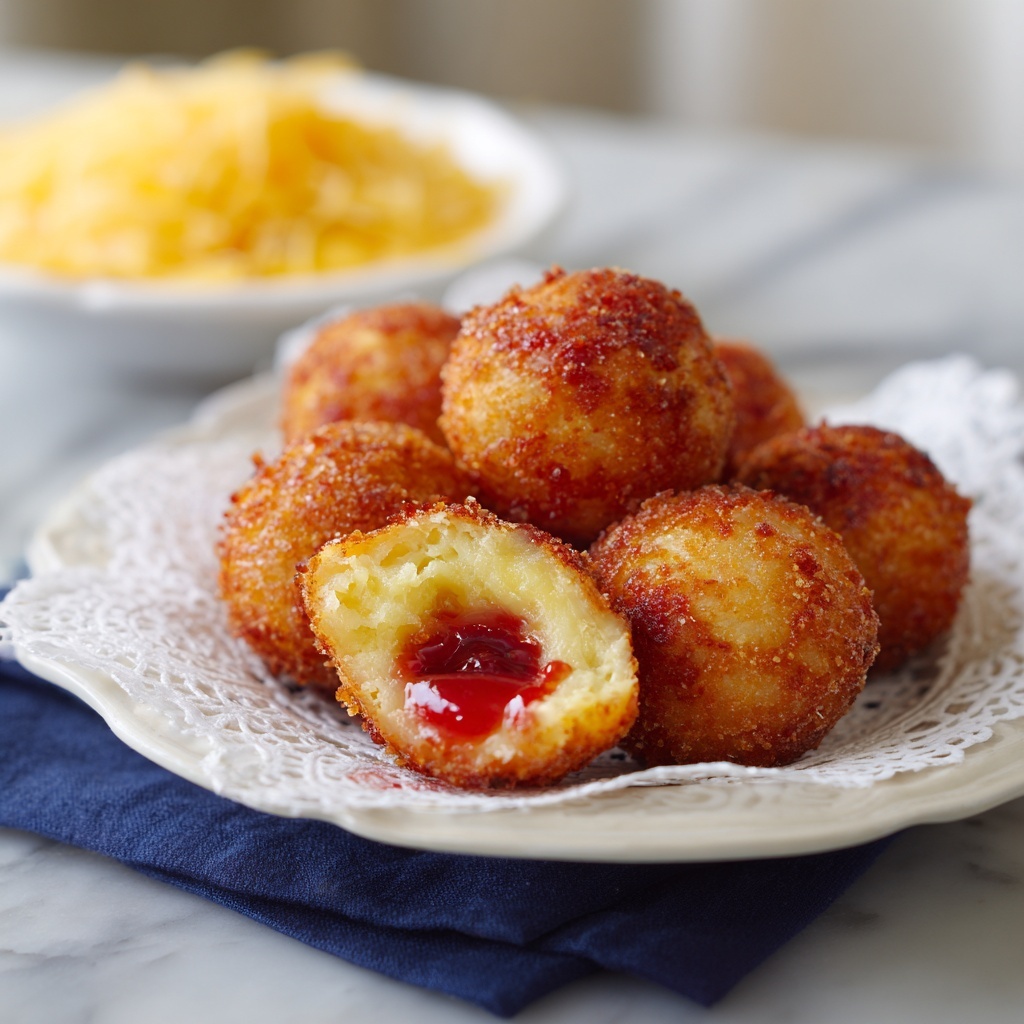 Cheesy Sicilian Arancini Balls Recipe - Recipe Image