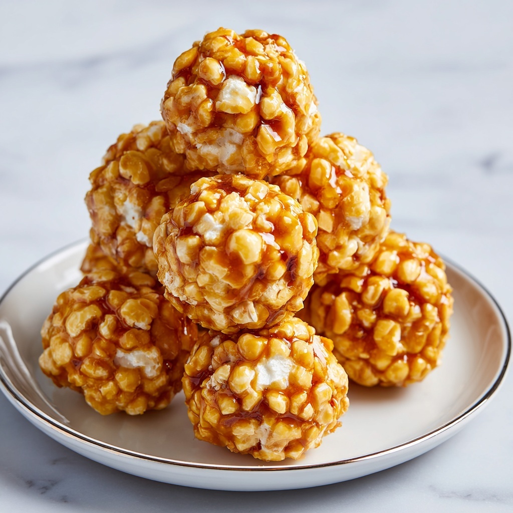 Caramel Popcorn Balls Recipe - Recipe Image