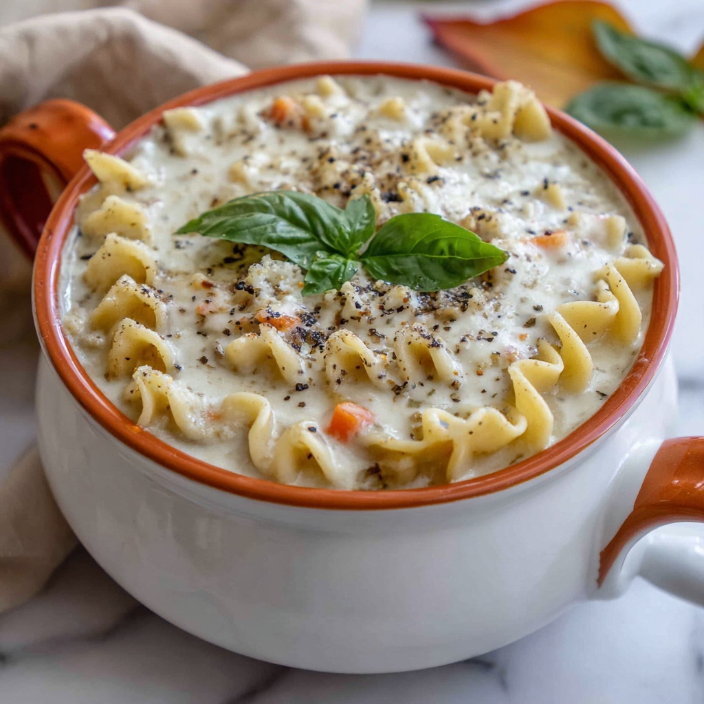 Chicken Lasagna Soup: A Comforting and Easy Recipe - Recipe Image