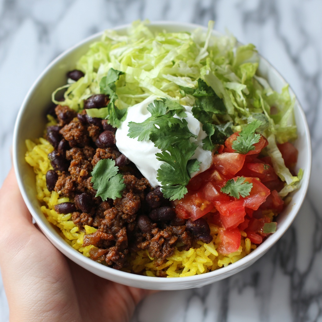 Taco Rice Bowl: 5 Reasons You’ll Crave This Delightful Meal Recipe - Recipe Image