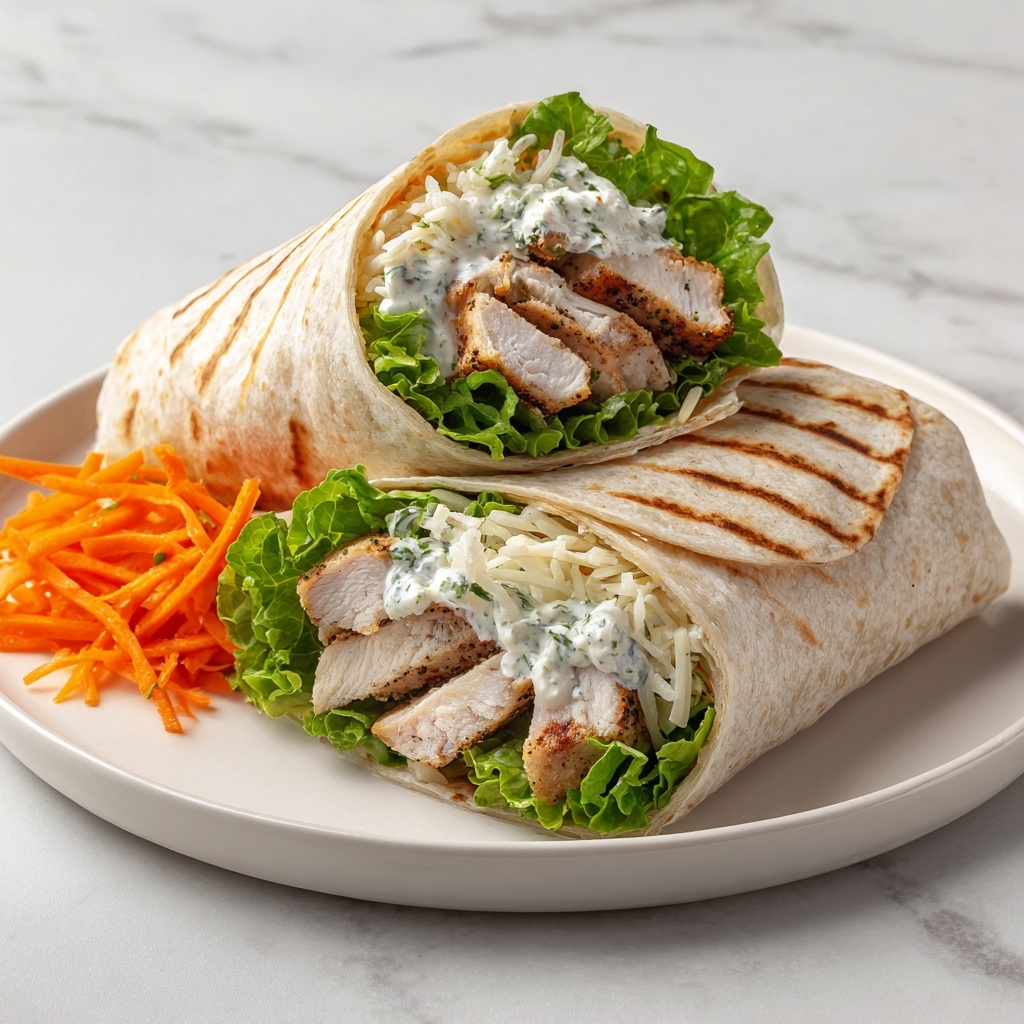 Chicken Caesar Wrap Recipe - Recipe Image