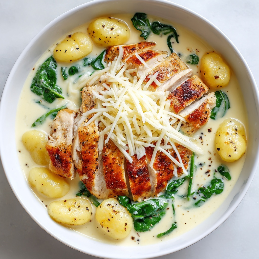 Garlic Chicken Gnocchi: 5 Steps to Comforting Perfection Recipe - Recipe Image
