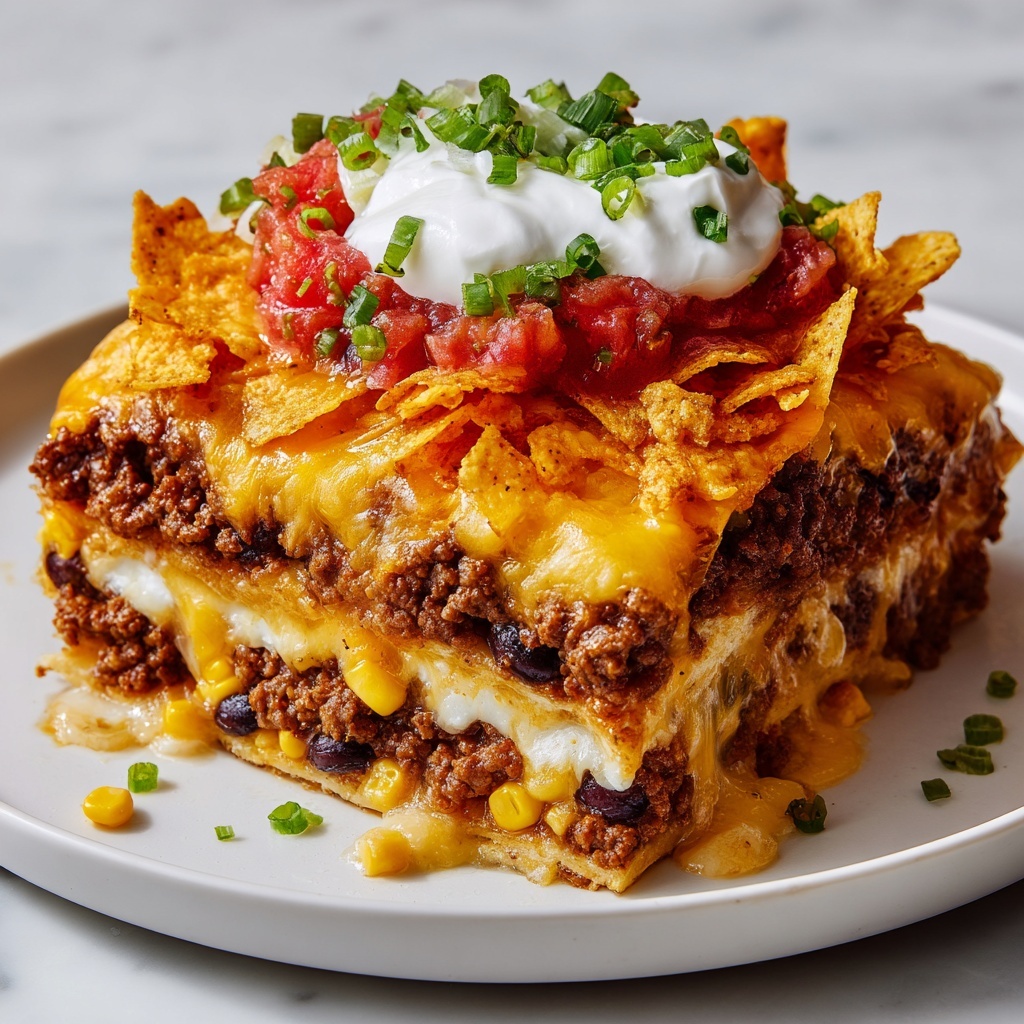 Layered Taco Bake Recipe - Recipe Image