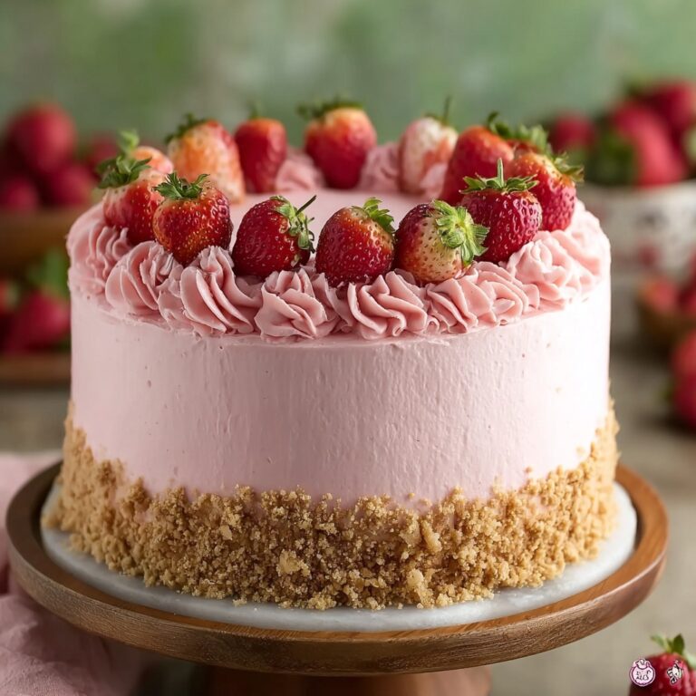 Strawberry Crunch Cake Recipe