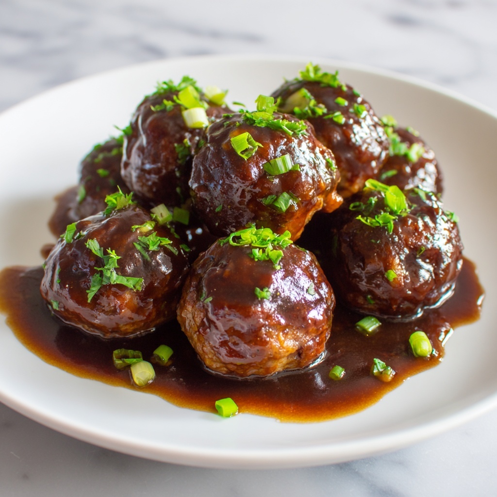 Korean BBQ Meatballs That Will Change Your Dinner Forever Recipe - Recipe Image