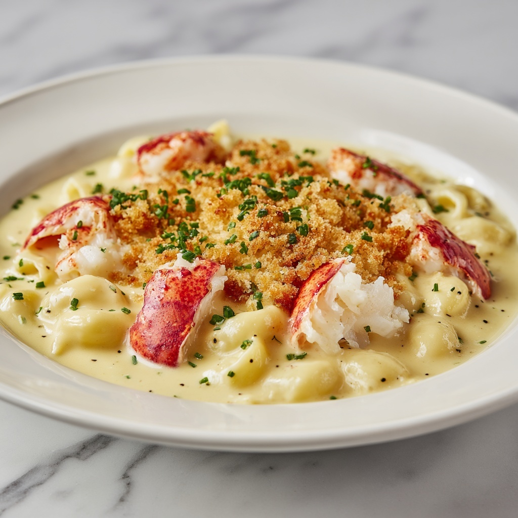 Lobster, Crab, and Shrimp Macaroni and Cheese Bake Recipe - Recipe Image