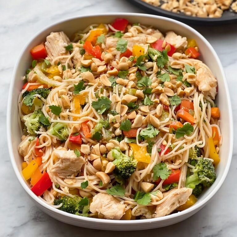 Thai Peanut Chicken Noodle Bowls Recipe