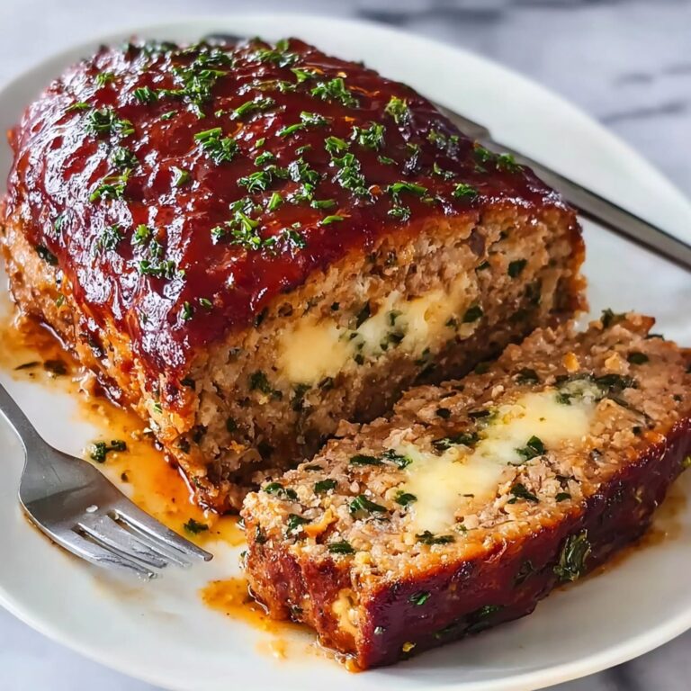 Garlic Parmesan Meatloaf Recipe