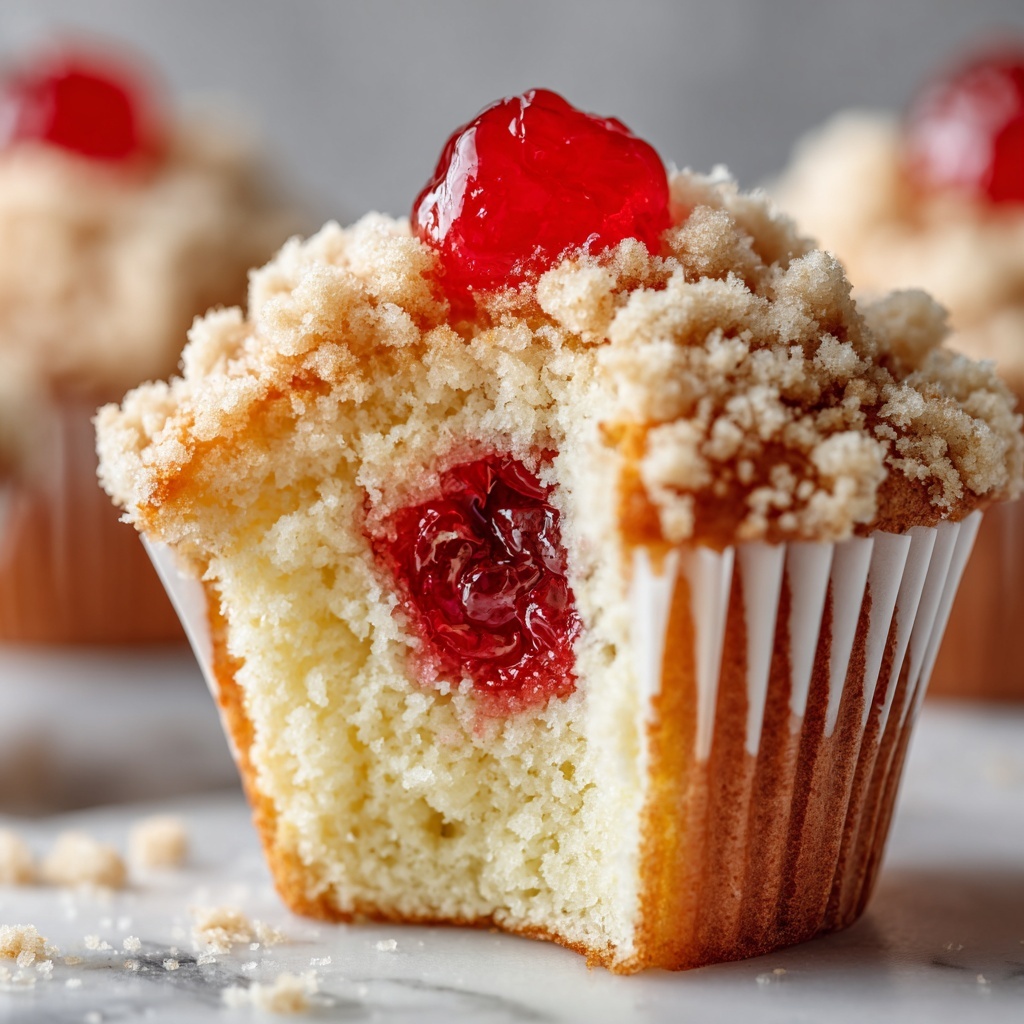 Almond Wedding Cake Cupcakes with Raspberry Filling Recipe - Recipe Image