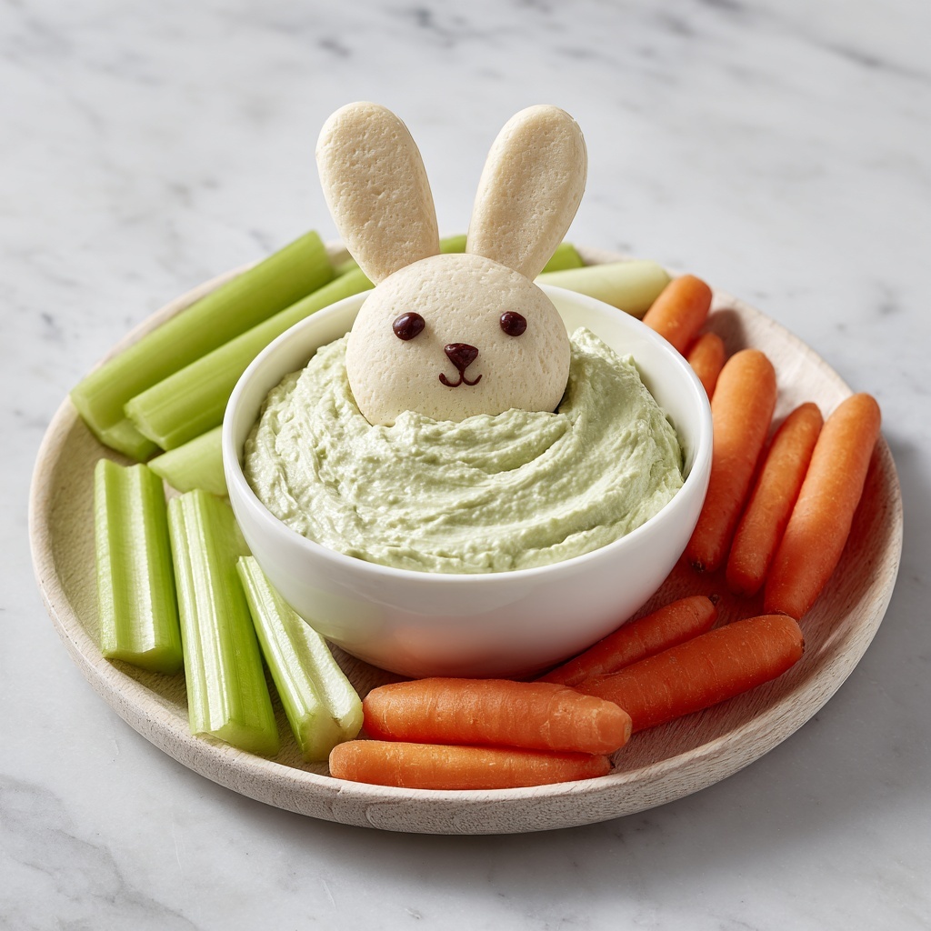 Easter Bunny Spinach Dip Recipe That Will Delight Everyone Recipe - Recipe Image
