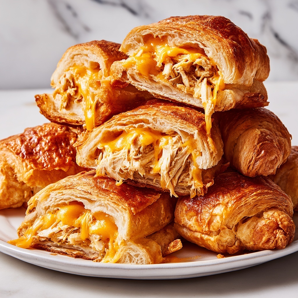 Baked Chicken Stuffed Crescent Rolls Recipe - Recipe Image